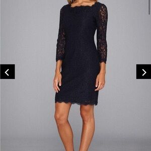 Adrianna Papell Adrianna Papell - Short Evening Lace Dress
